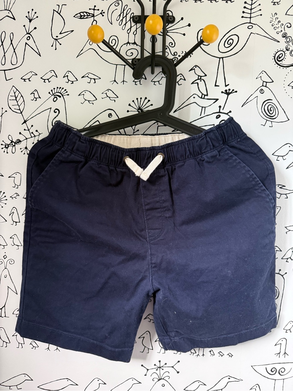 Crewcuts Navy Elastic Drawstring Shorts
